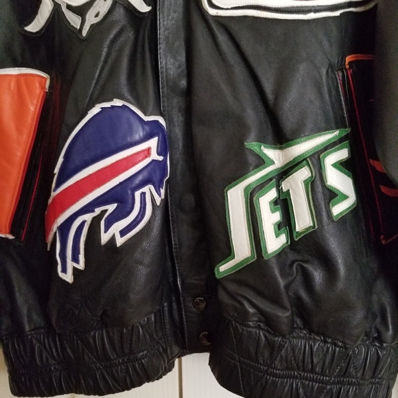 Vintage NFL Collector's Item Men's Leather Jacket - Picture 3 of 8